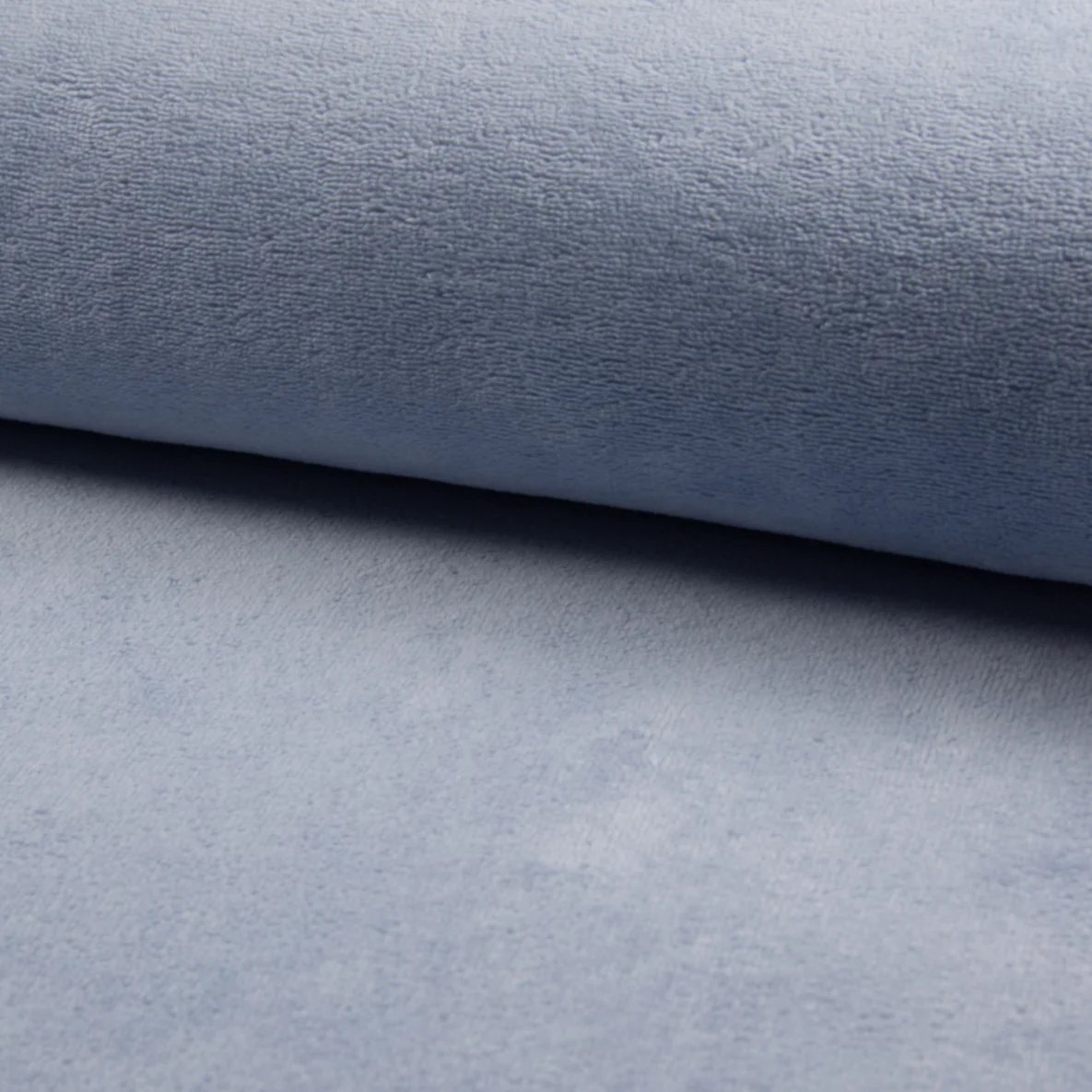 Bambusfleece Doubleface Uni Hellblau