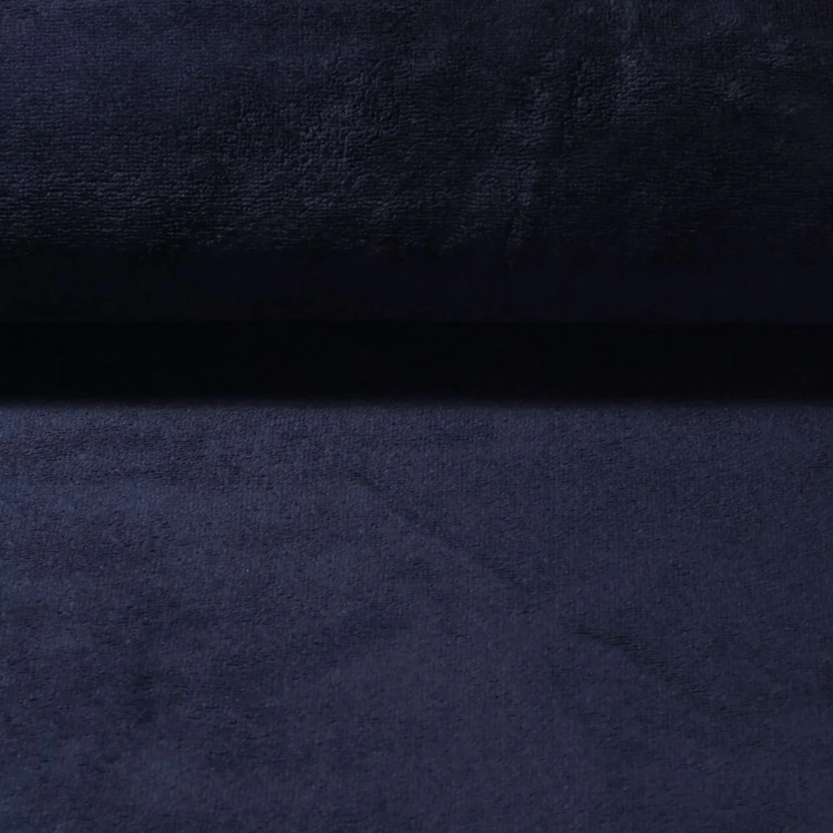 Bambusfleece Doubleface Uni Navy