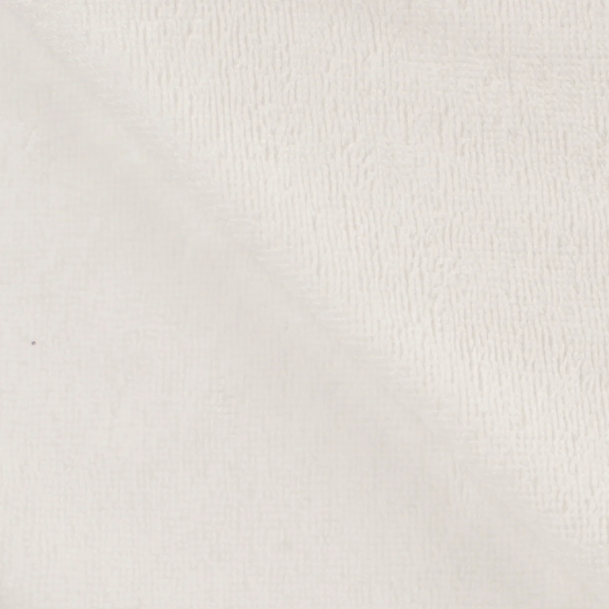 Bambusfleece Doubleface Uni Weiß