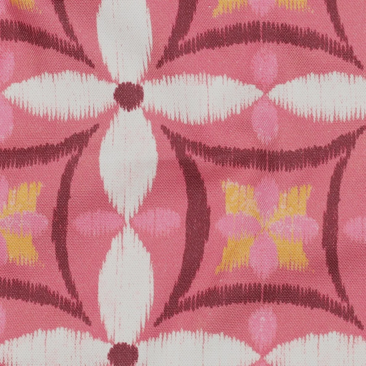 Baumwoll-Canvas Digitaldruck Große Blüten Altrosa