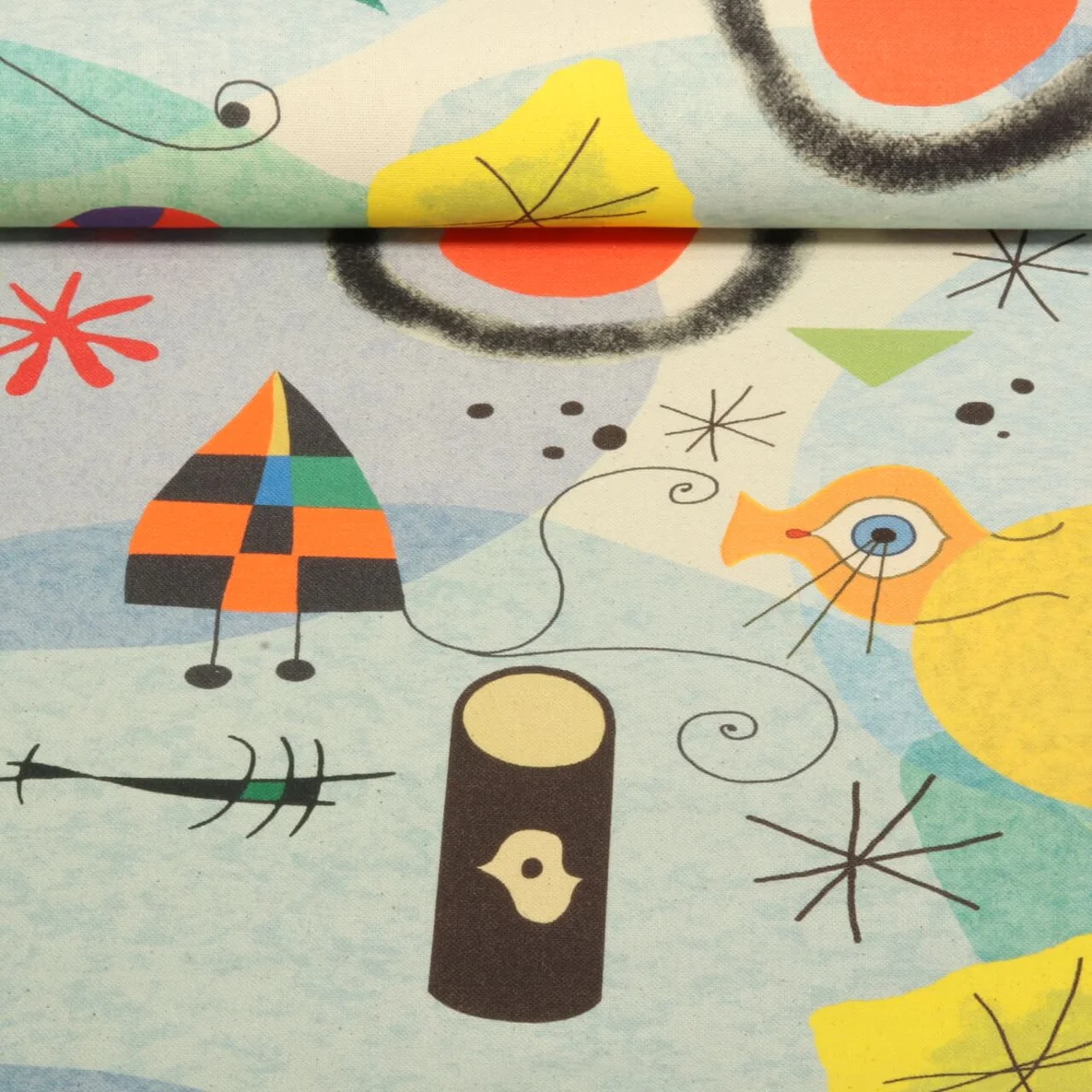 Baumwoll-Canvas Hugo & Hilda Abstrakte Formen