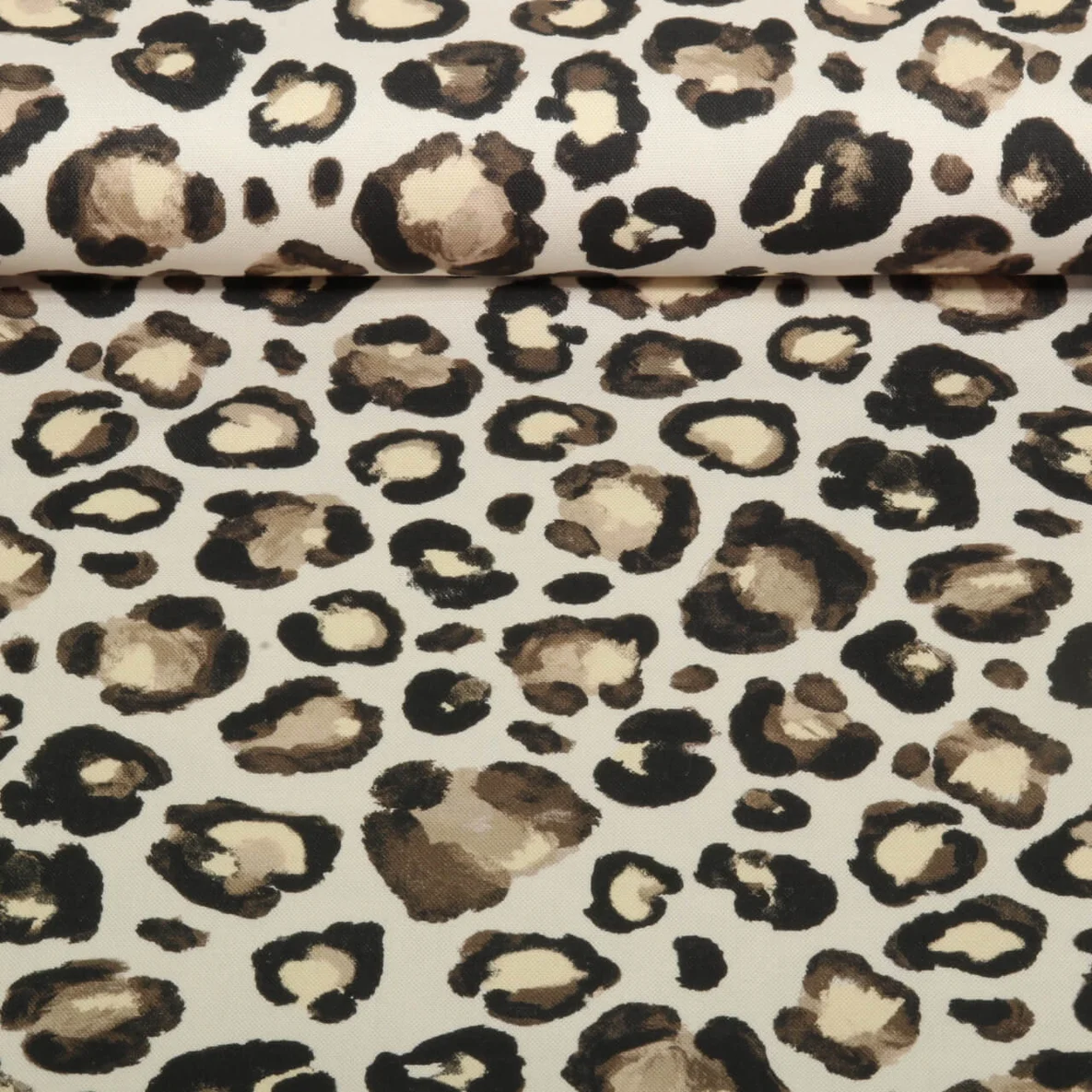 Baumwoll Canvas Leo Offwhite