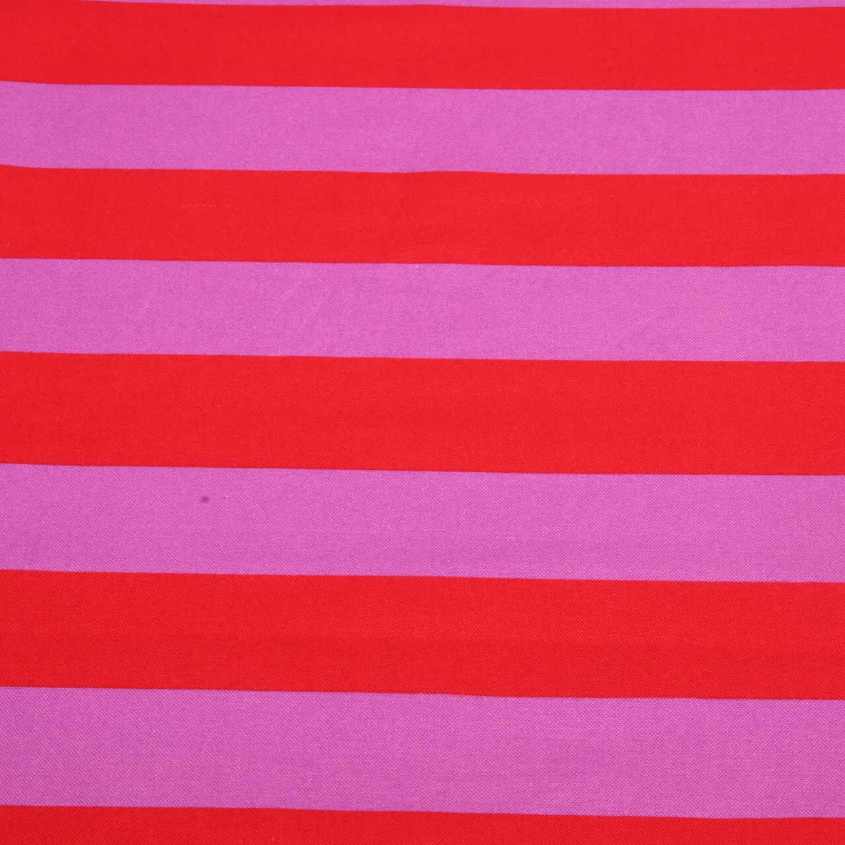 Baumwoll Canvas Streifen Rot Hortensie