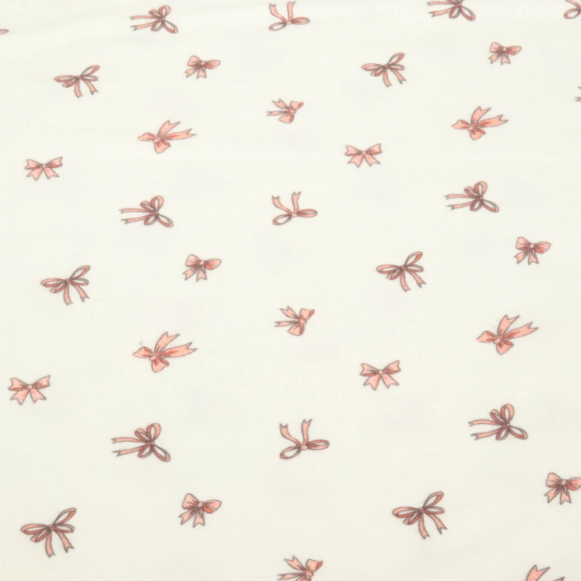 Baumwoll Flanell Digitaldruck Schleifen Ecru