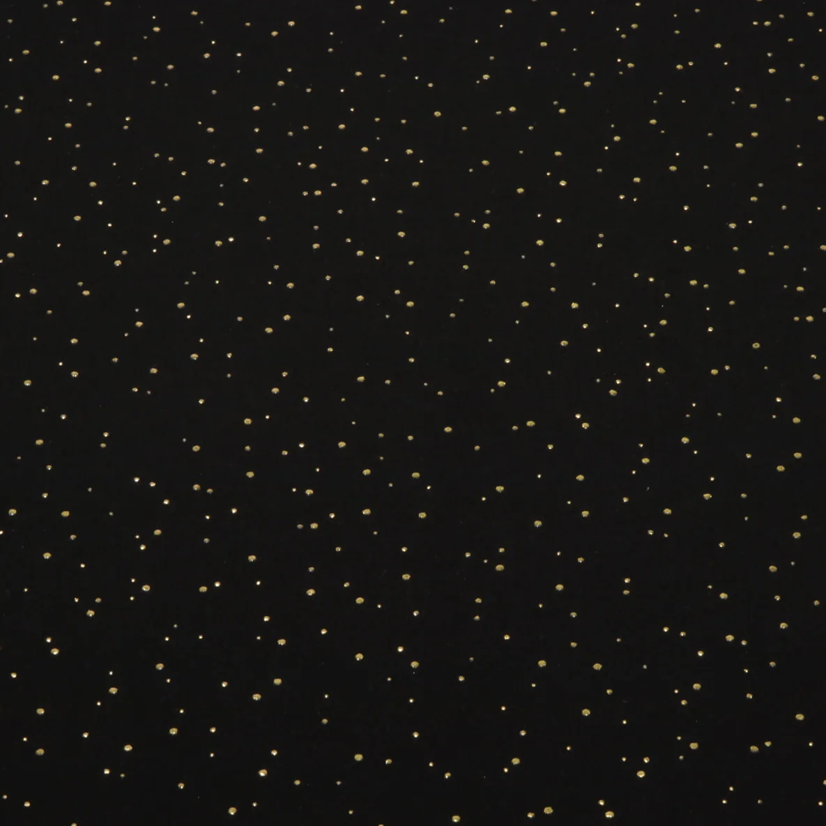Baumwoll Musselin - Double Gauze Goldpunkte Schwarz