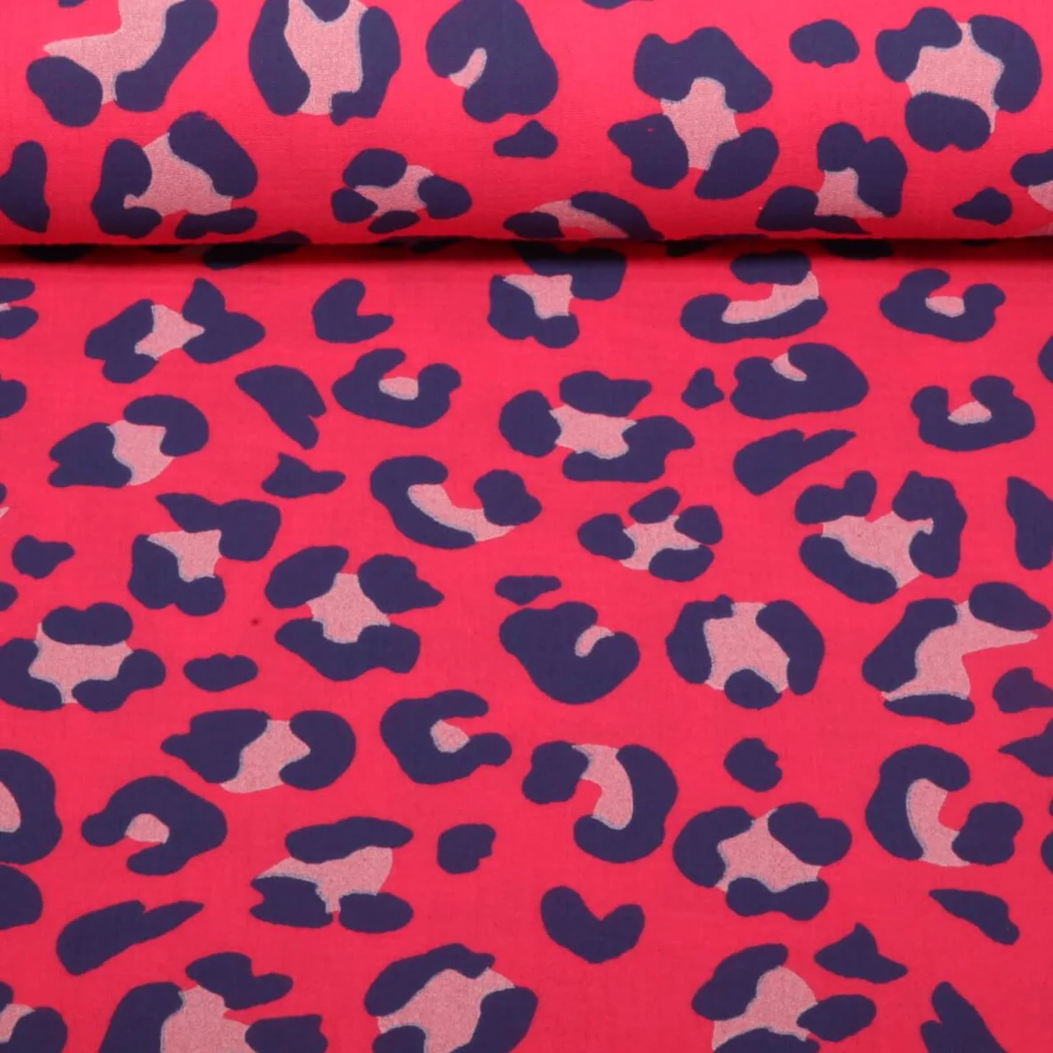 Baumwoll Musselin Double Gauze Leo Pink