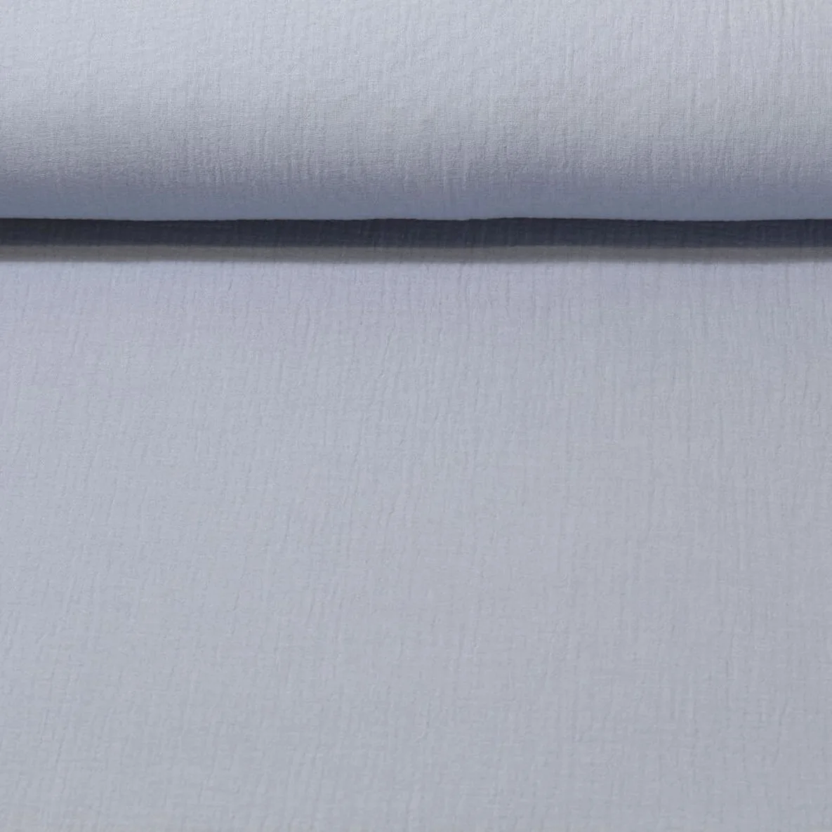 Baumwoll Musselin "Olivia" Blau-Grau