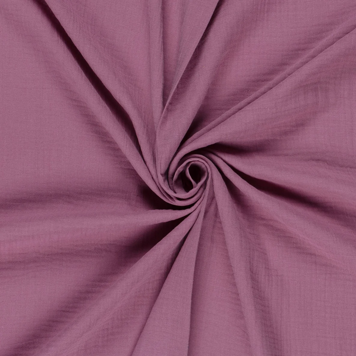 Baumwoll Musselin "Olivia" Dunkles Altrosa