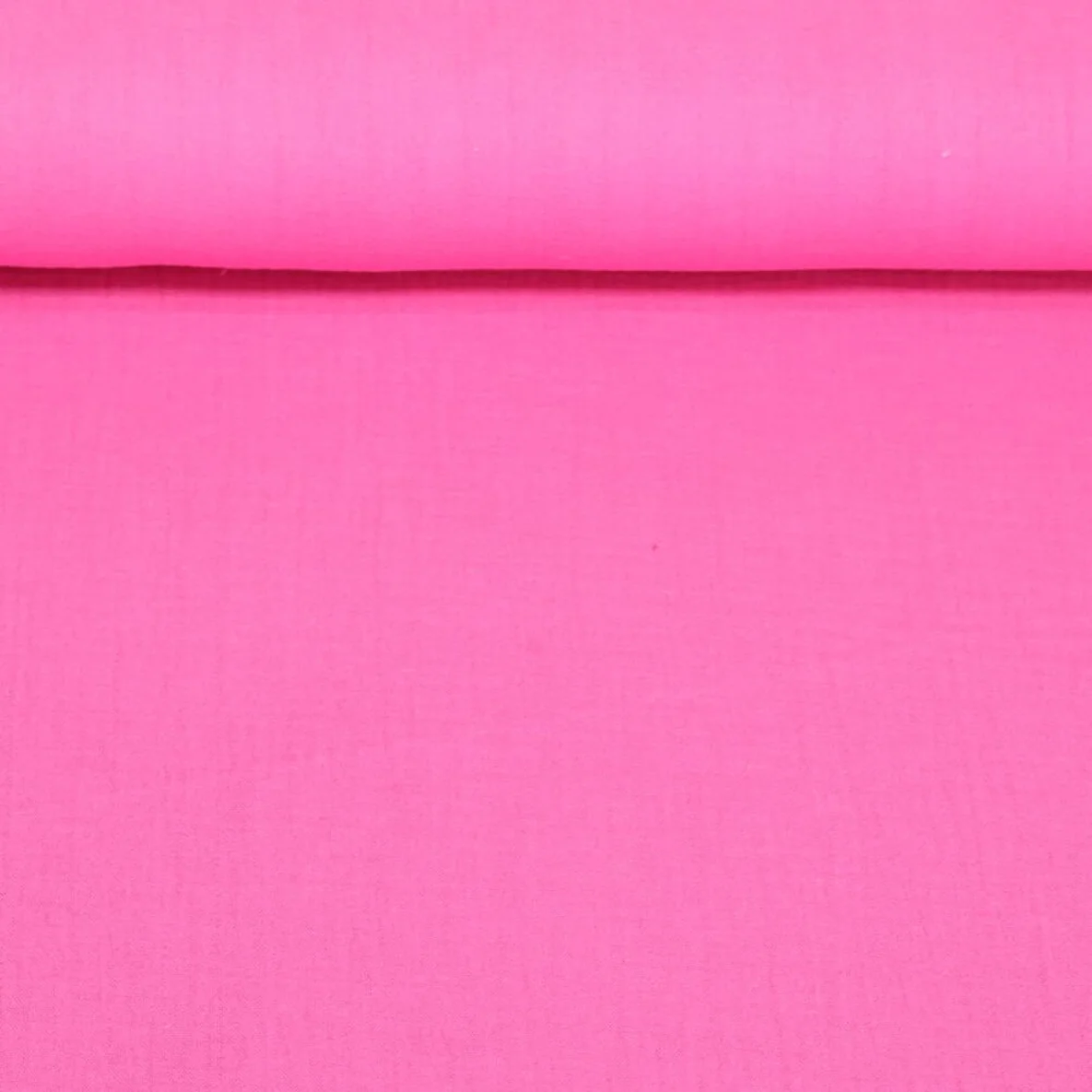 Baumwoll Musselin "Olivia" Fuchsia