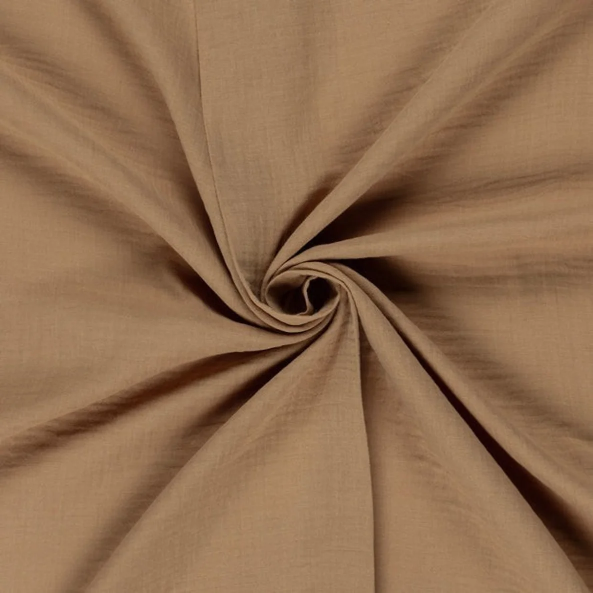 Baumwoll Musselin "Olivia" Gelbes Beige