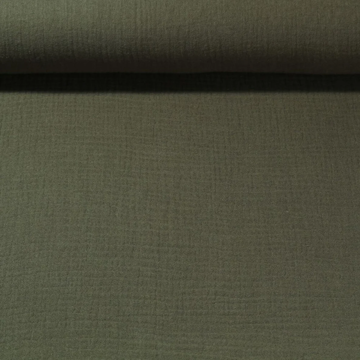 Baumwoll Musselin "Olivia" Khaki