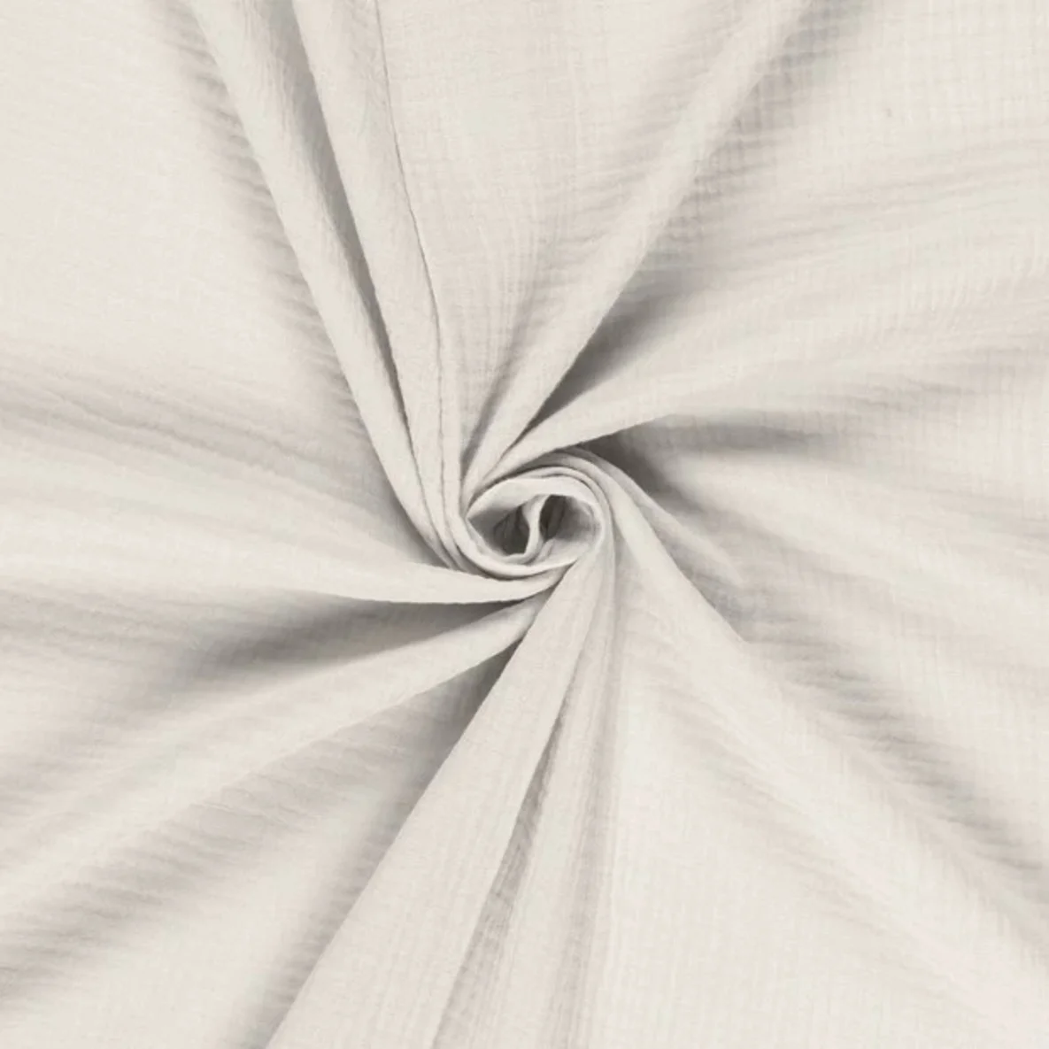 Baumwoll Musselin "Olivia" Lichtgrau