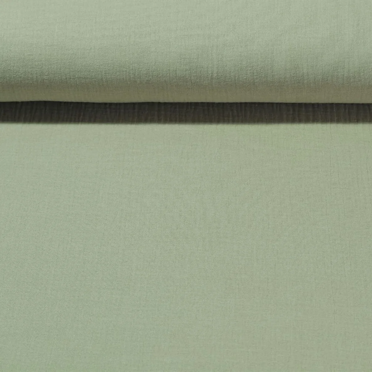 Baumwoll Musselin "Olivia" Olivgrün