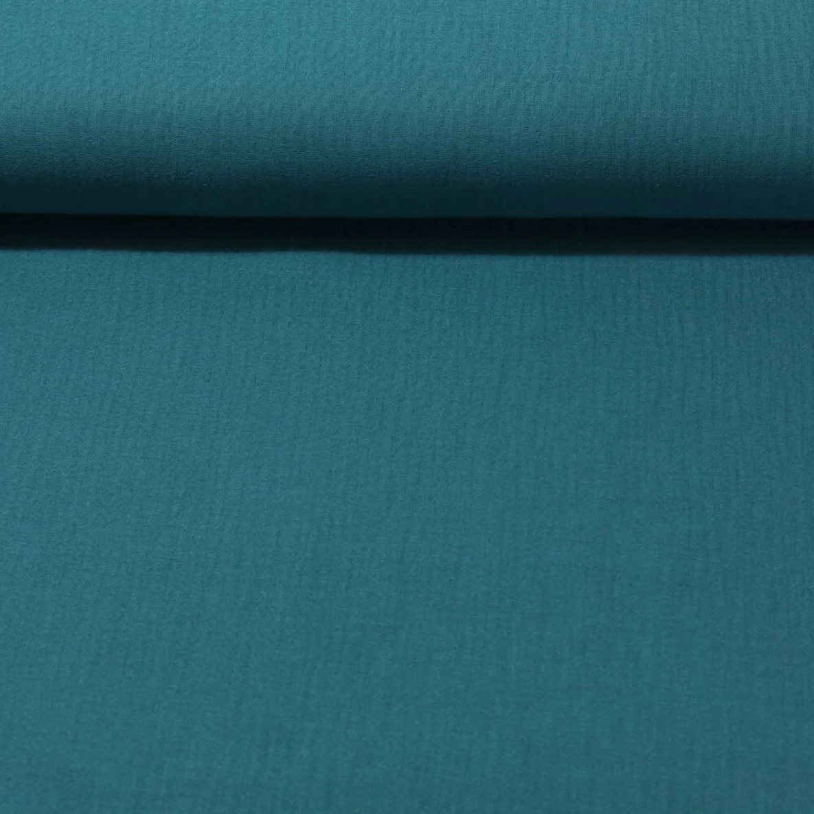 Baumwoll Musselin "Olivia" Petrol