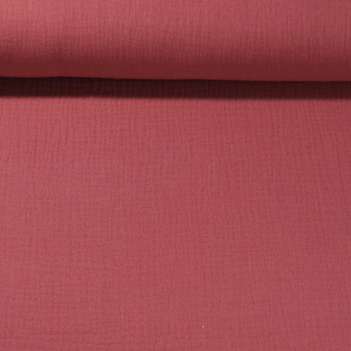 Baumwoll Musselin "Olivia" Rosenholz