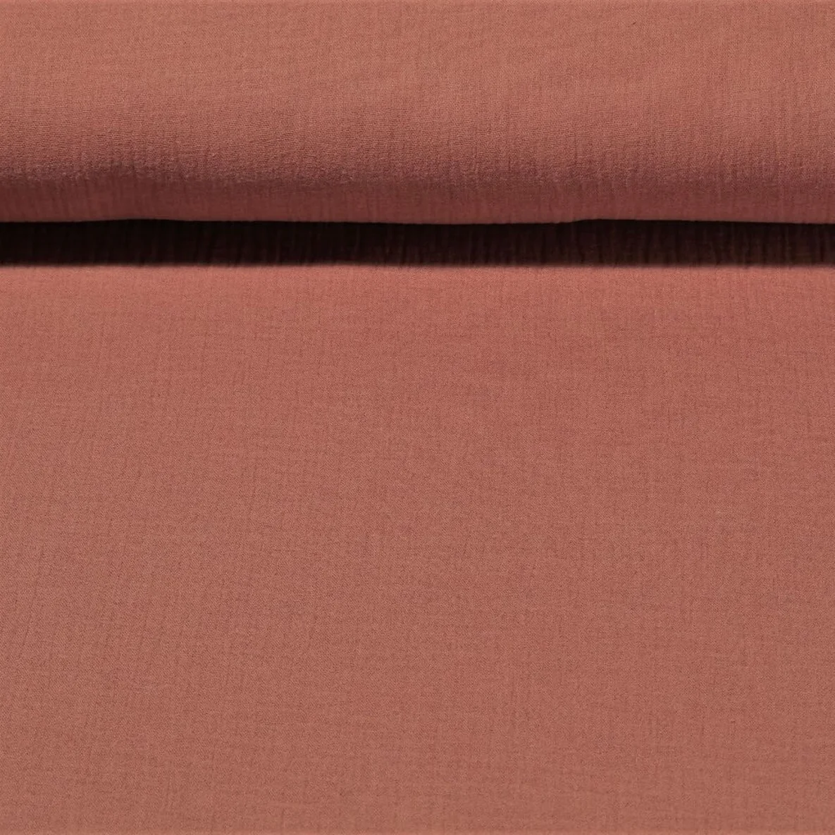Baumwoll Musselin "Olivia" Rost