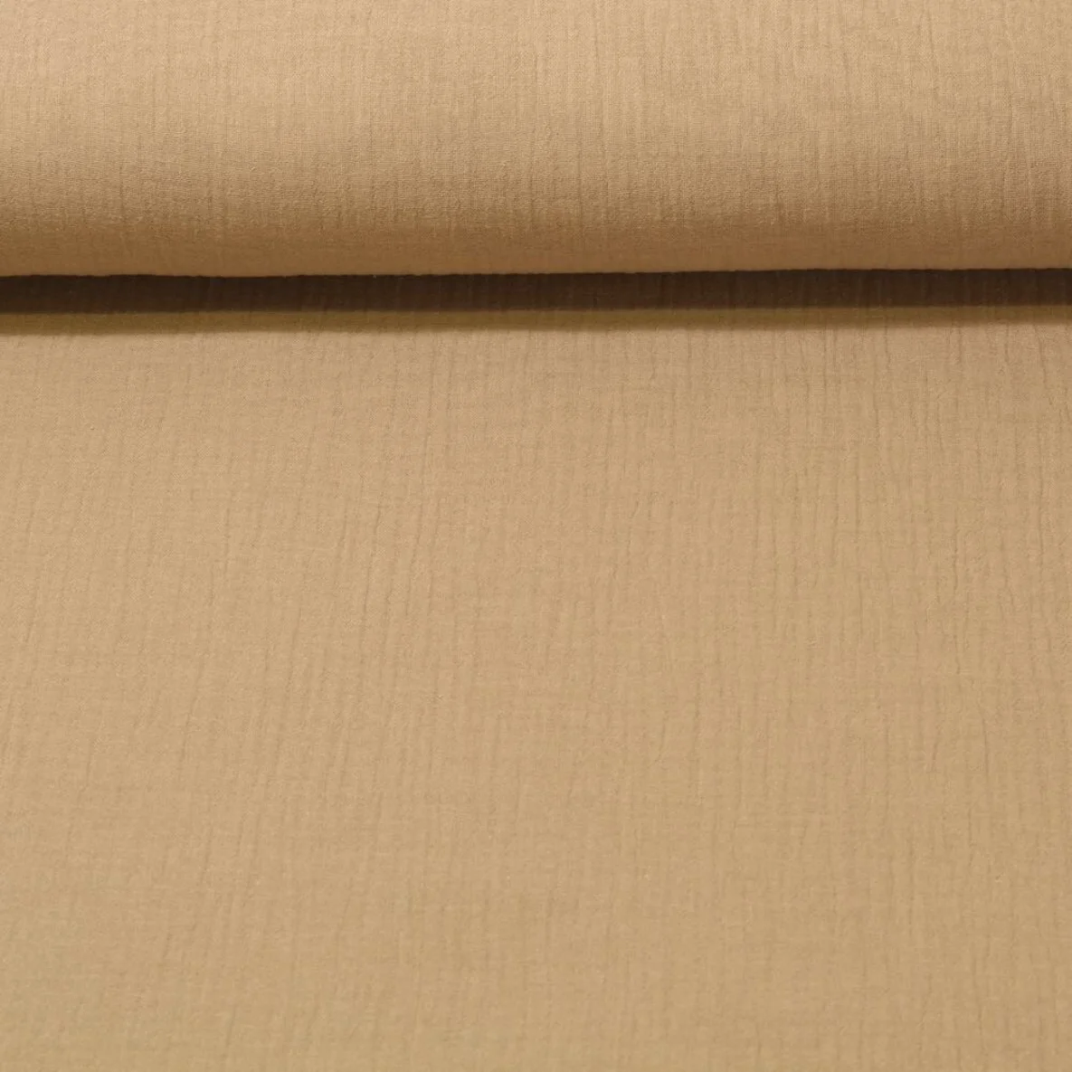 Baumwoll Musselin "Olivia" Sand