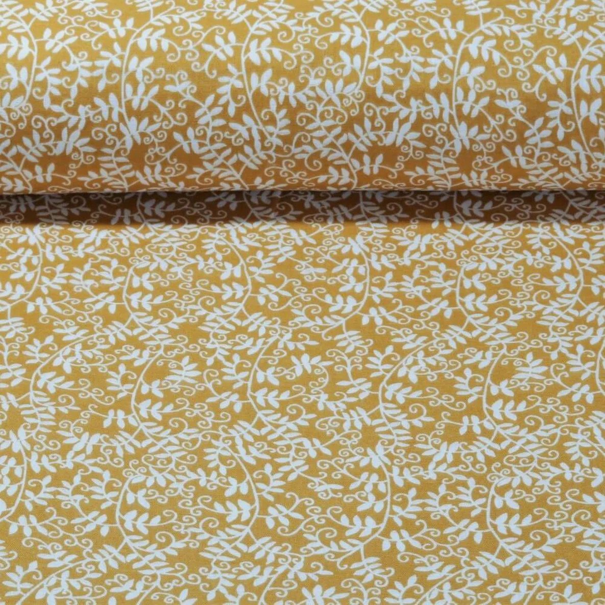 Baumwoll Musselin Ranken Curry