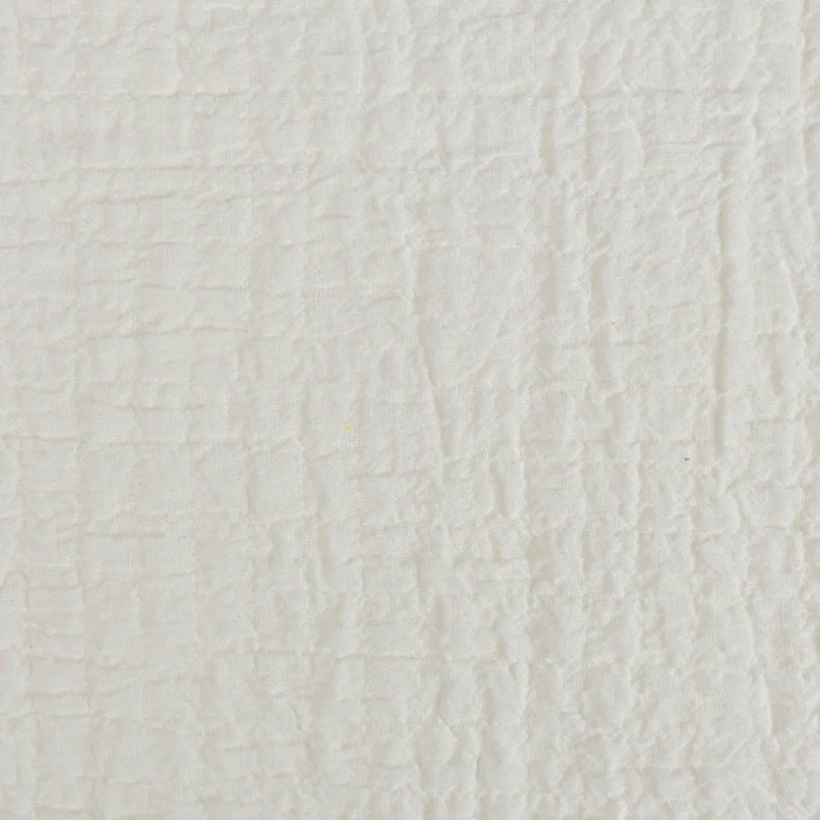 Baumwoll Musselin gesmokt Ecru