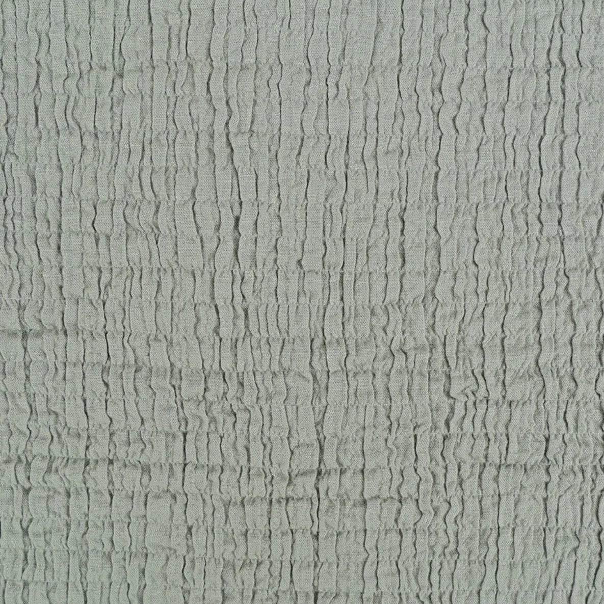 Baumwoll Musselin gesmokt Mint