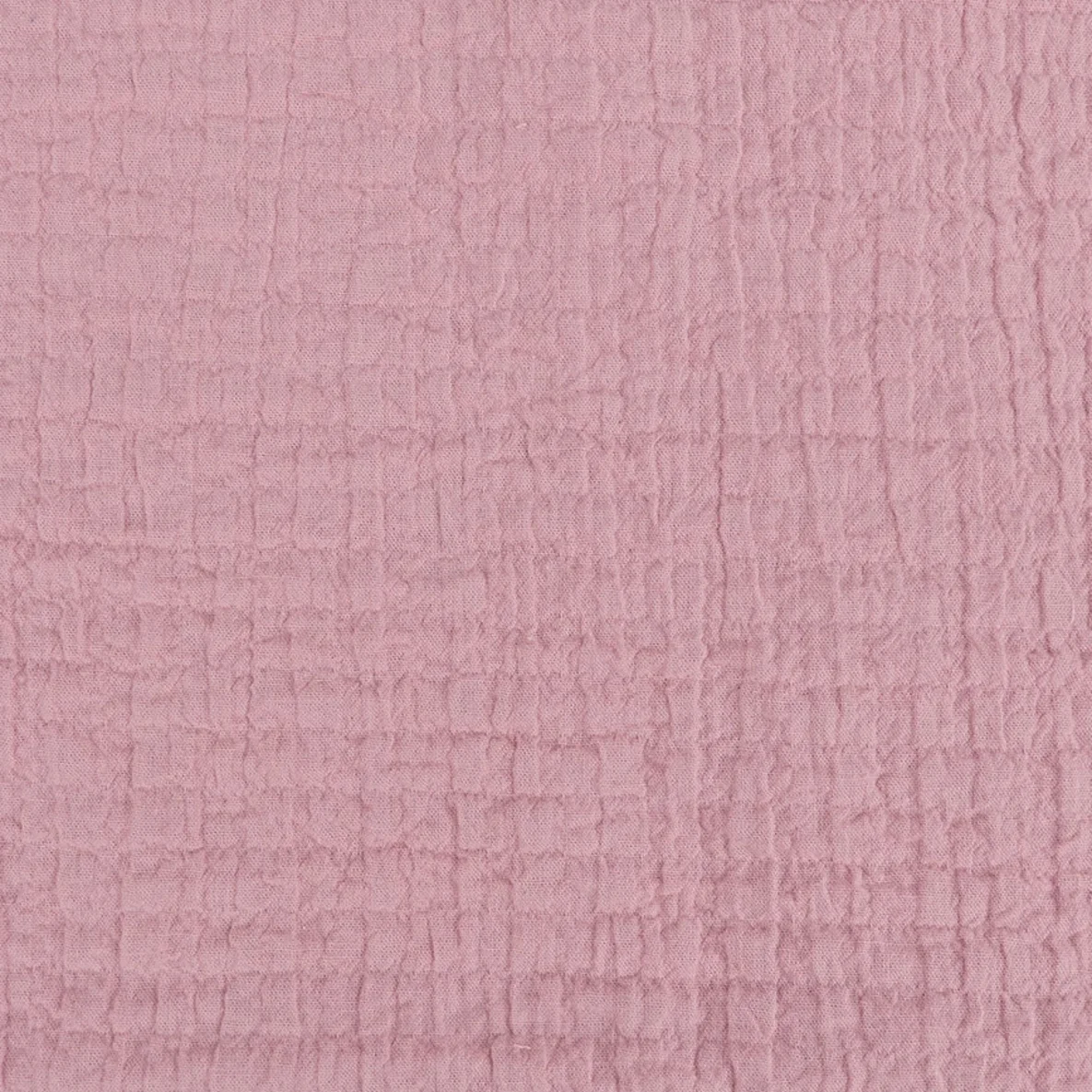 Baumwoll Musselin gesmokt Rosa