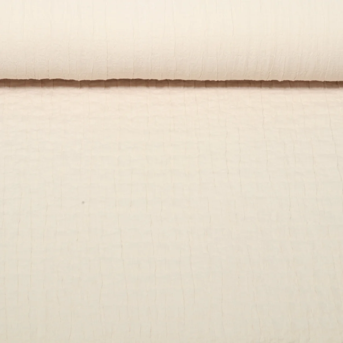 Baumwoll Musselin gesmokt Sand