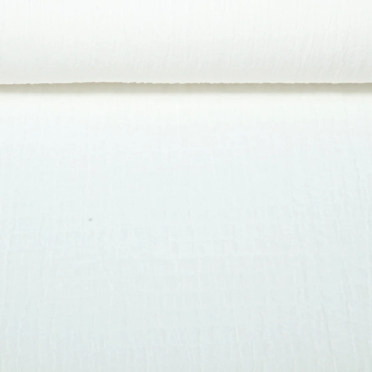 Baumwoll Musselin gesmokt Weiß