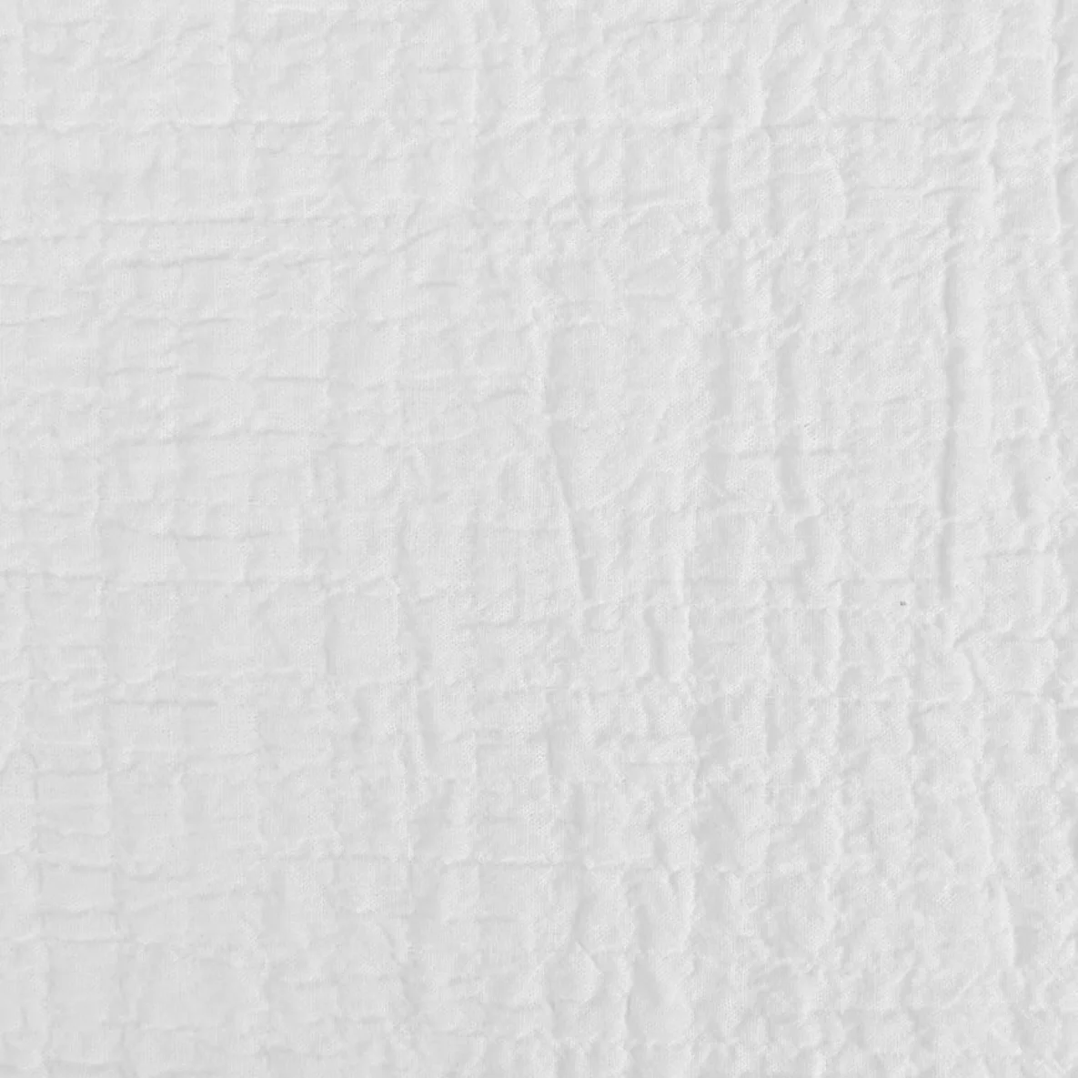 Baumwoll Musselin gesmokt Weiß