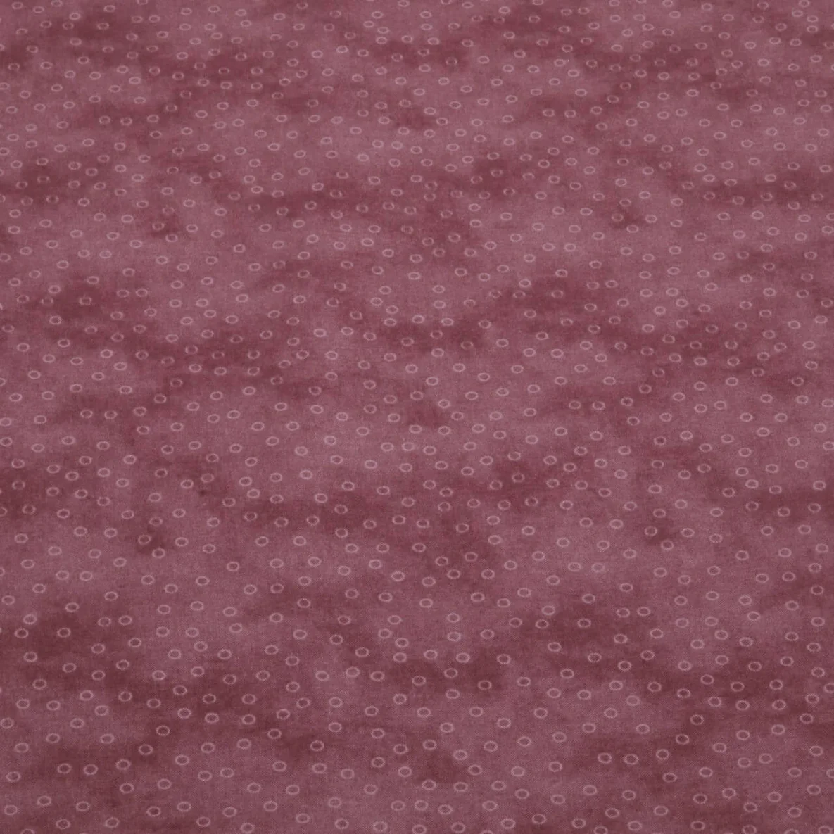 Baumwoll Popeline Kleine Kreise Brombeere