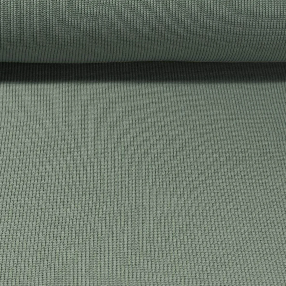 Baumwoll-Stricksweat Altgrün