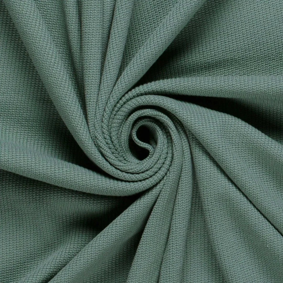 Baumwoll-Stricksweat Altgrün
