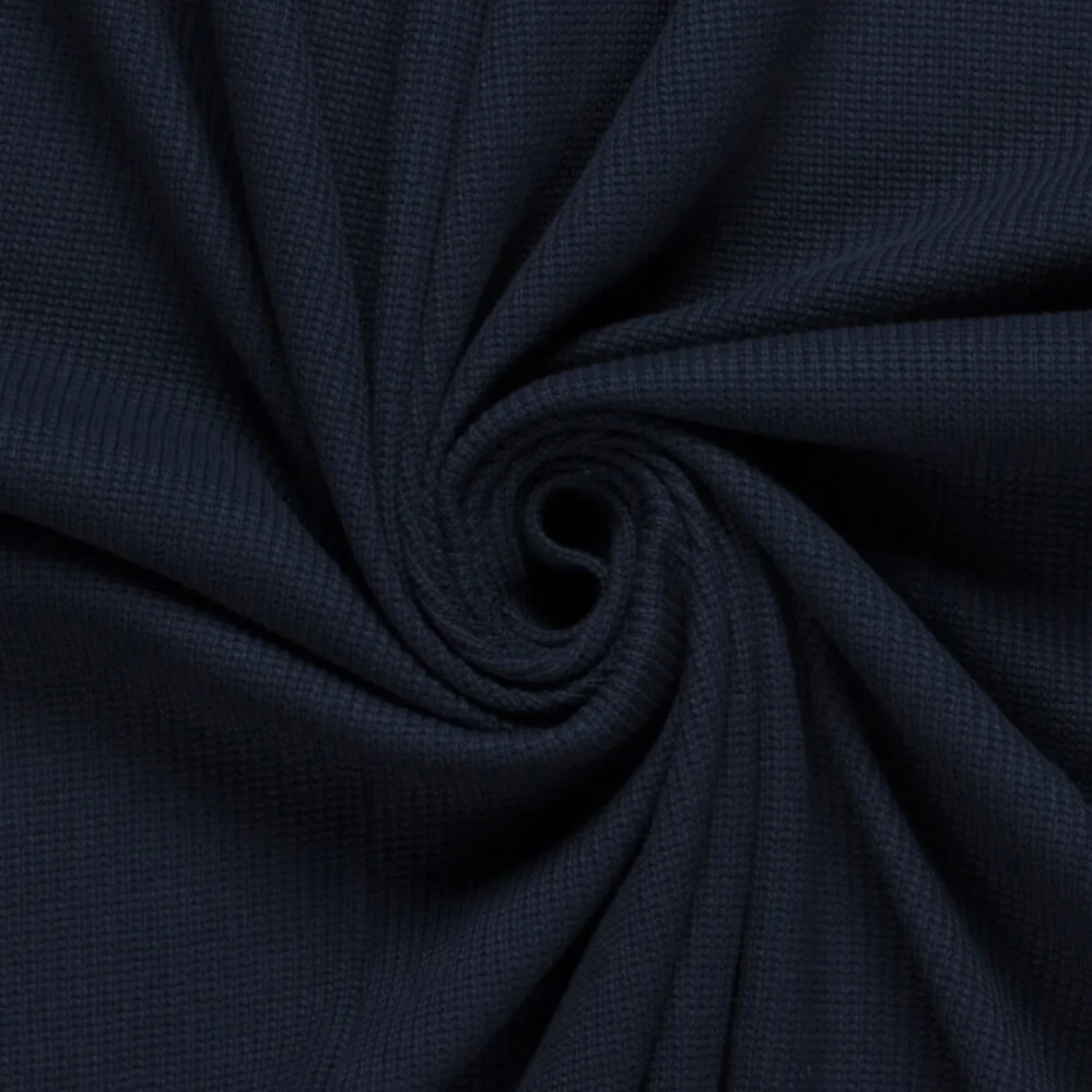 Baumwoll-Stricksweat Navy
