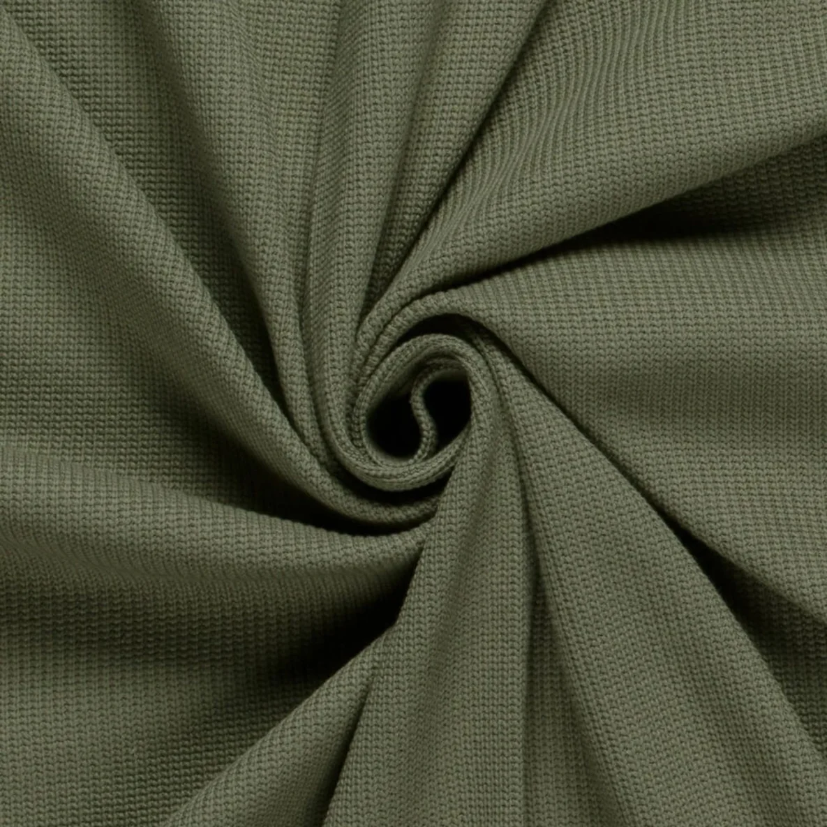 Baumwoll-Stricksweat Olive