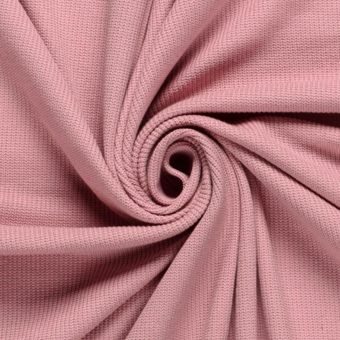 Baumwoll-Stricksweat Rosa
