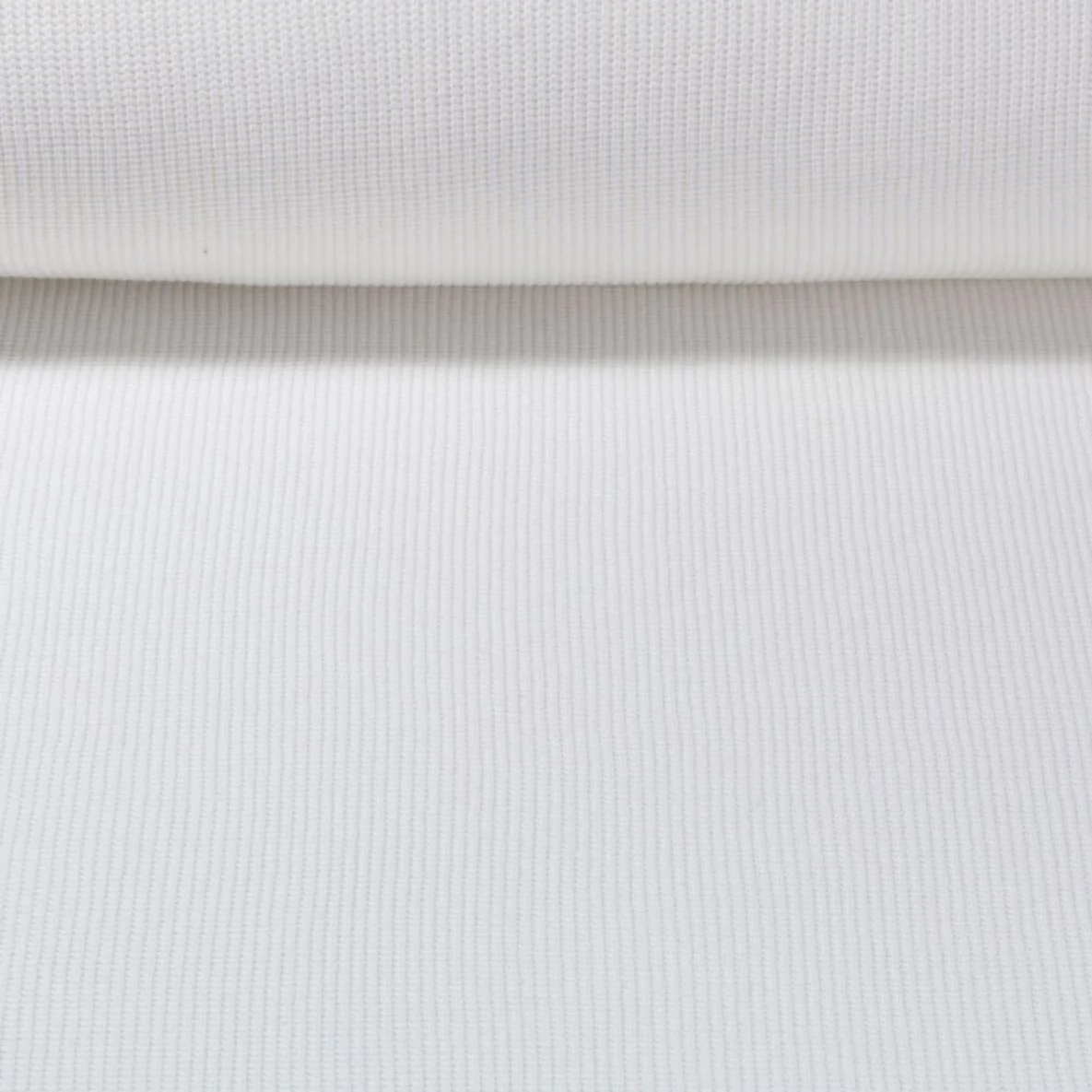 Baumwoll-Stricksweat Weiß