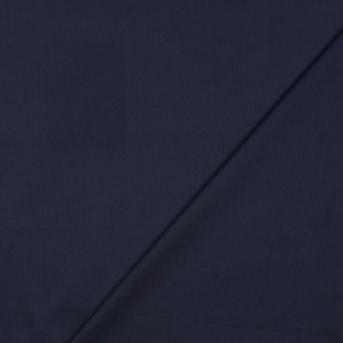 Baumwoll-Viskose "Pepper" Uni Marineblau