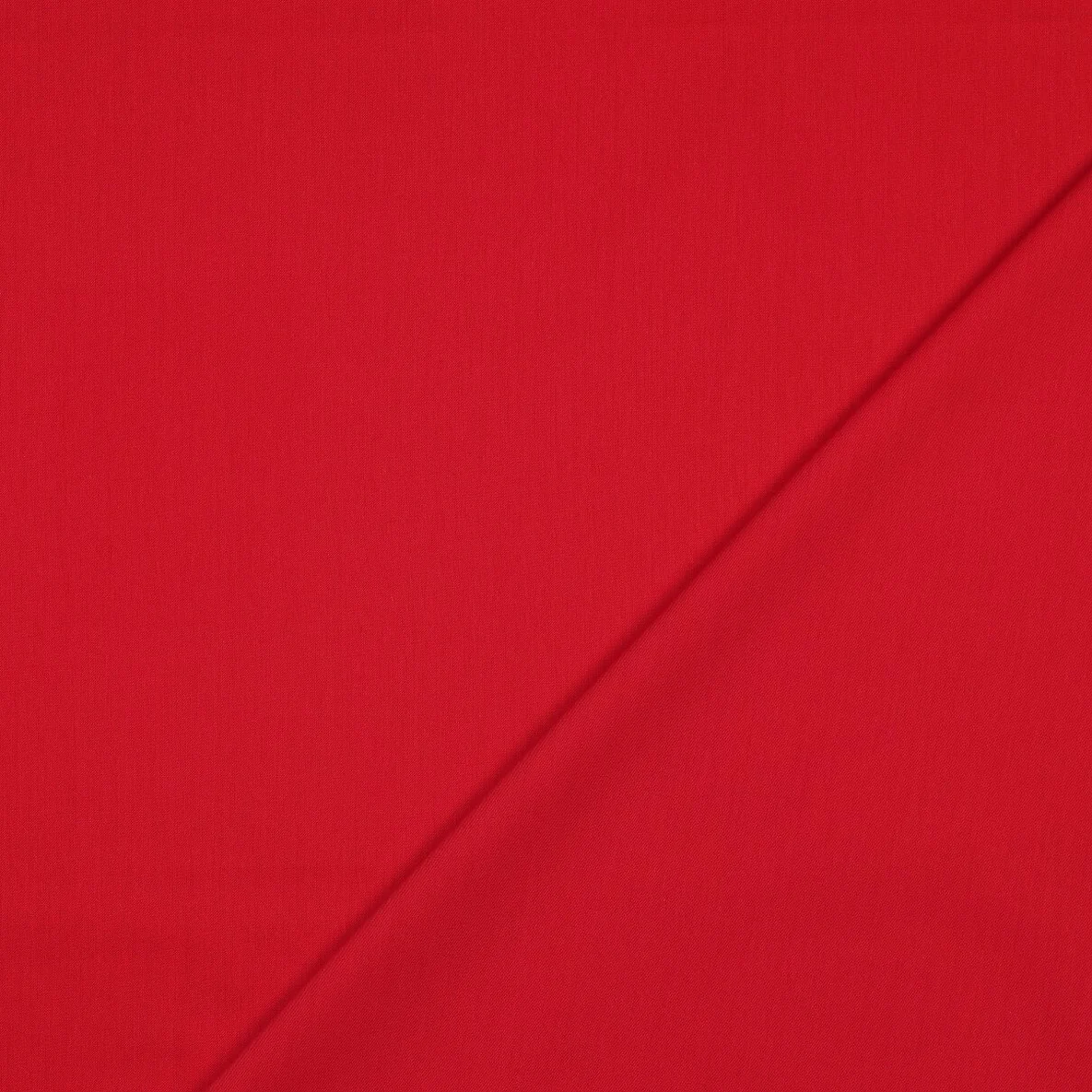 Baumwoll-Viskose "Pepper" Uni Rot