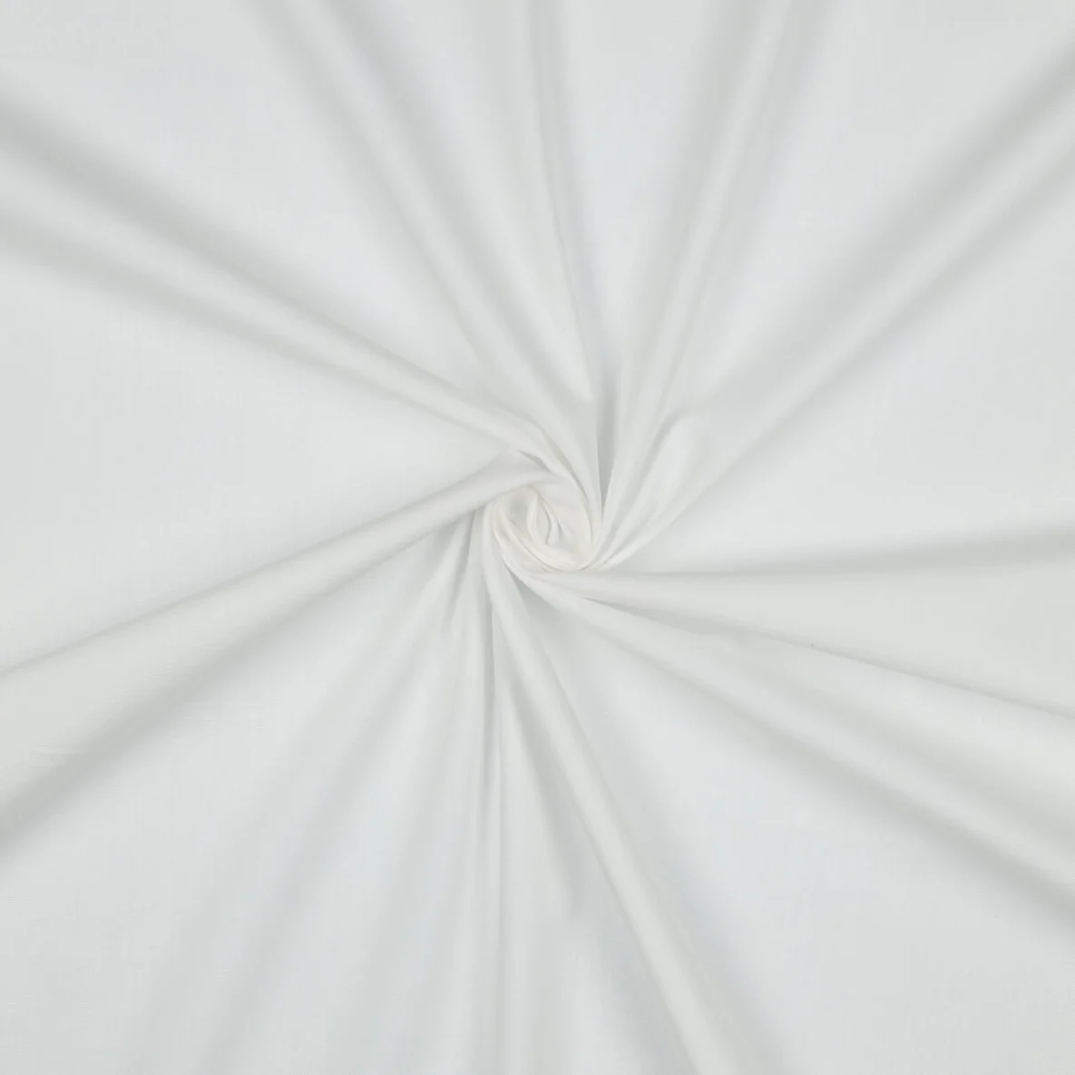 Baumwoll-Viskose "Pepper" Uni Weiß