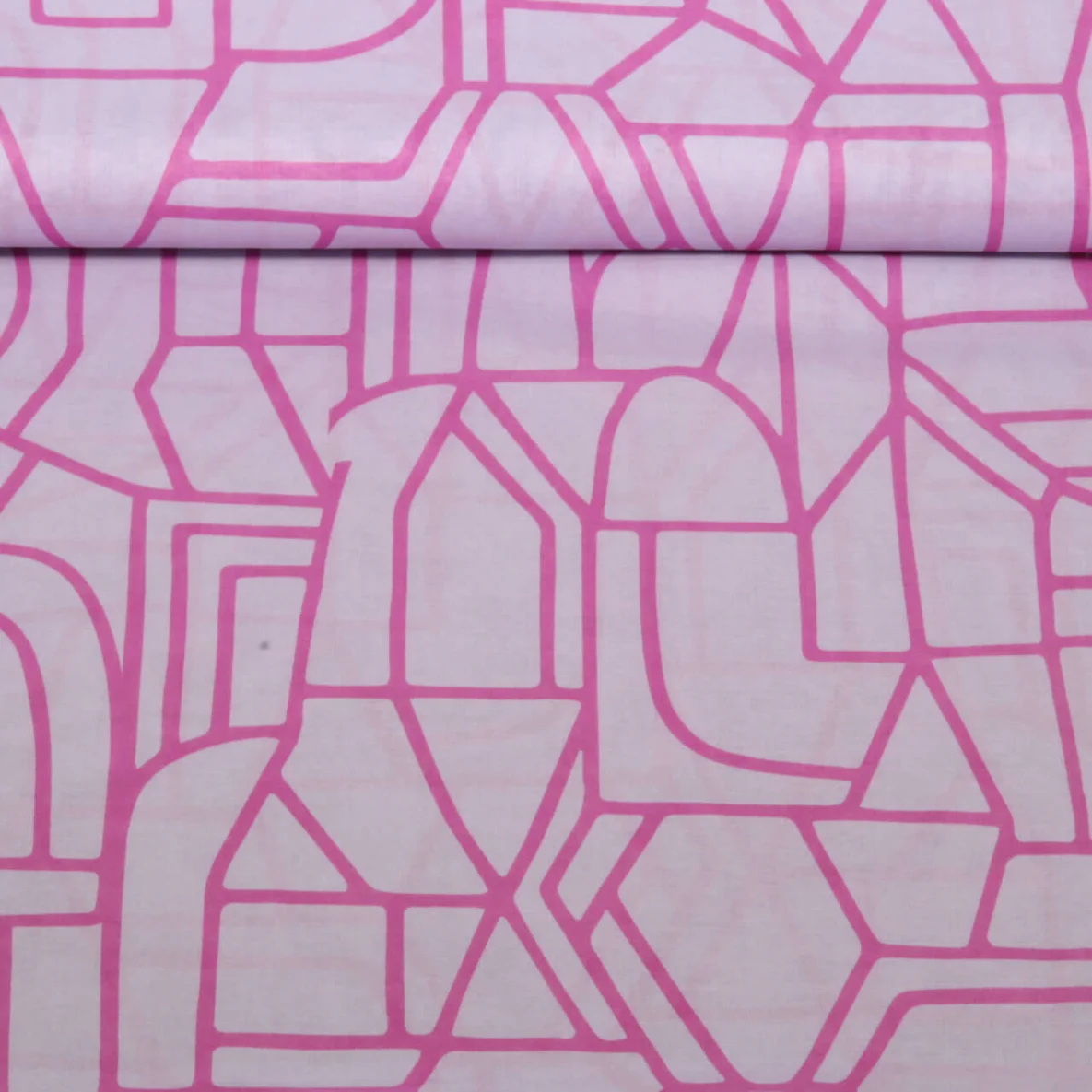 Baumwoll-Voile - Nerida Hansen Digitaldruck Town Flieder