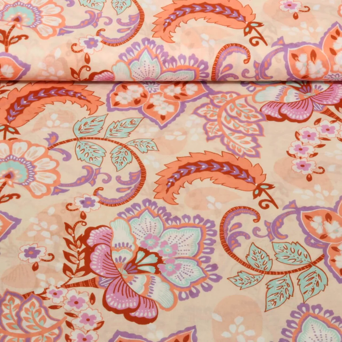 Baumwoll-Voile - Nerida Hansen Stella Coral