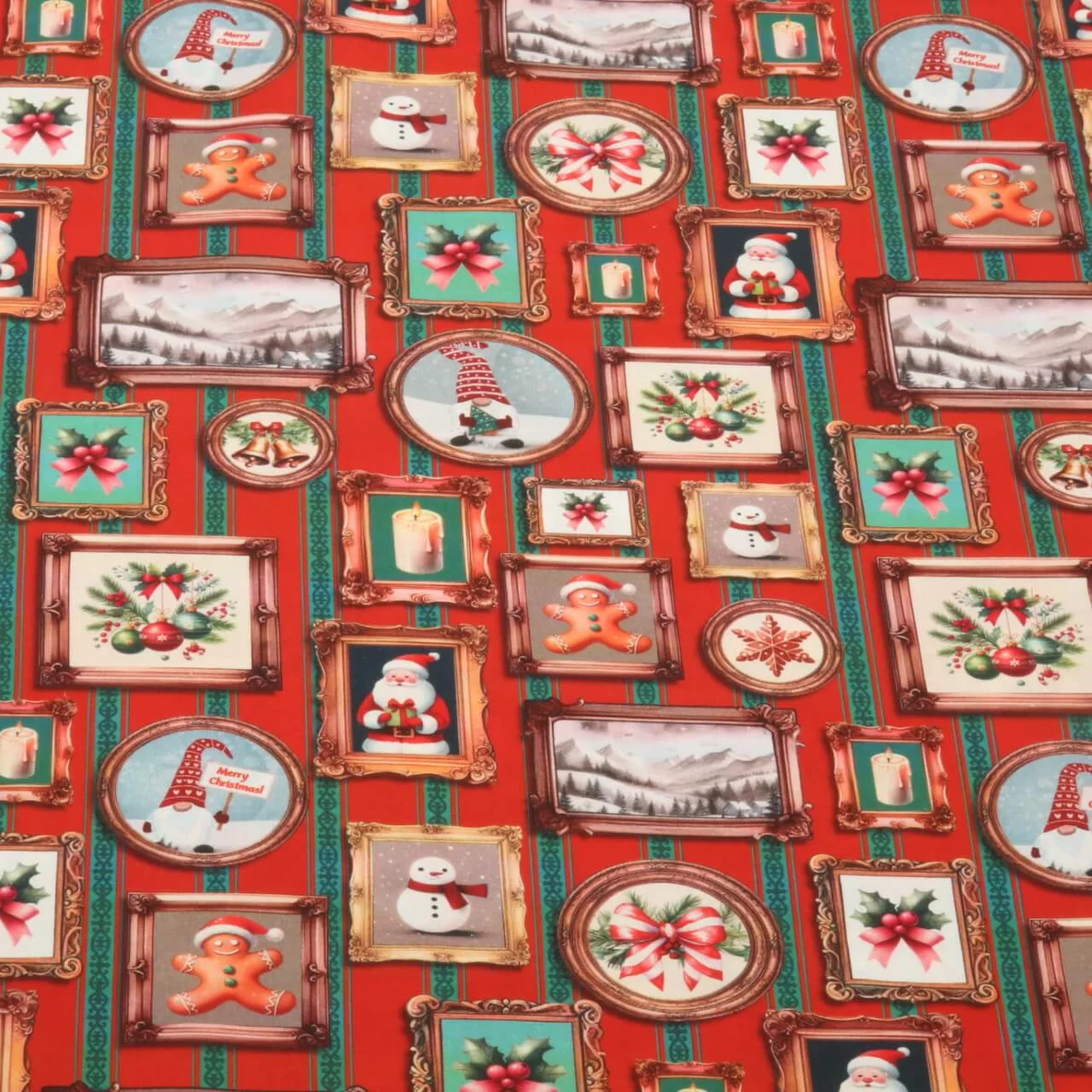 Baumwoll-Webware Weihnachtsgalerie Bordeaux