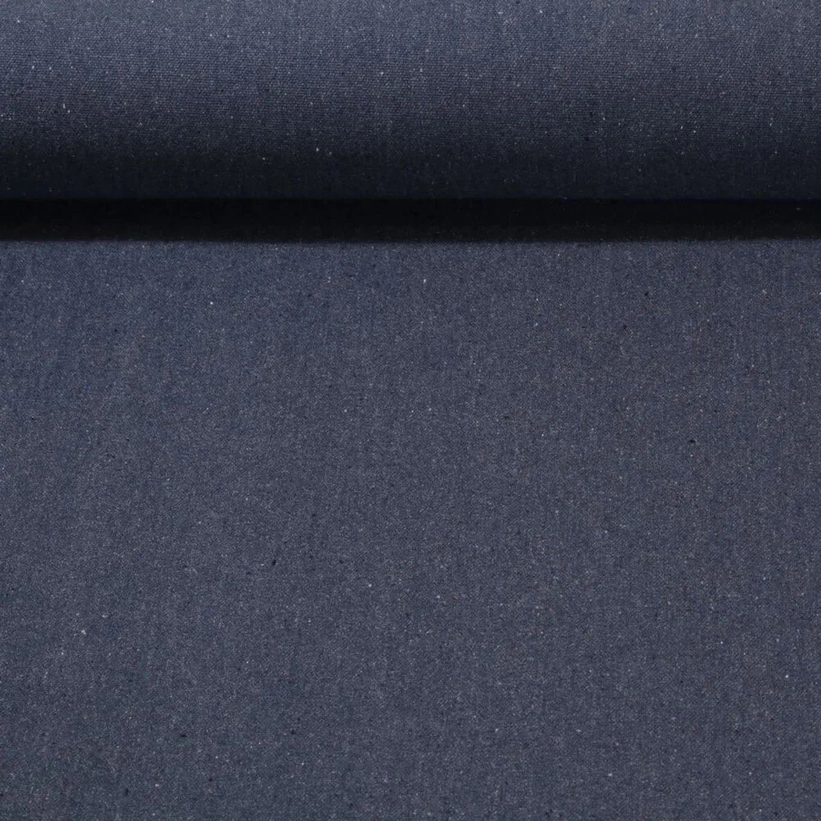 Baumwollcanvas "Annie" Blau Melange