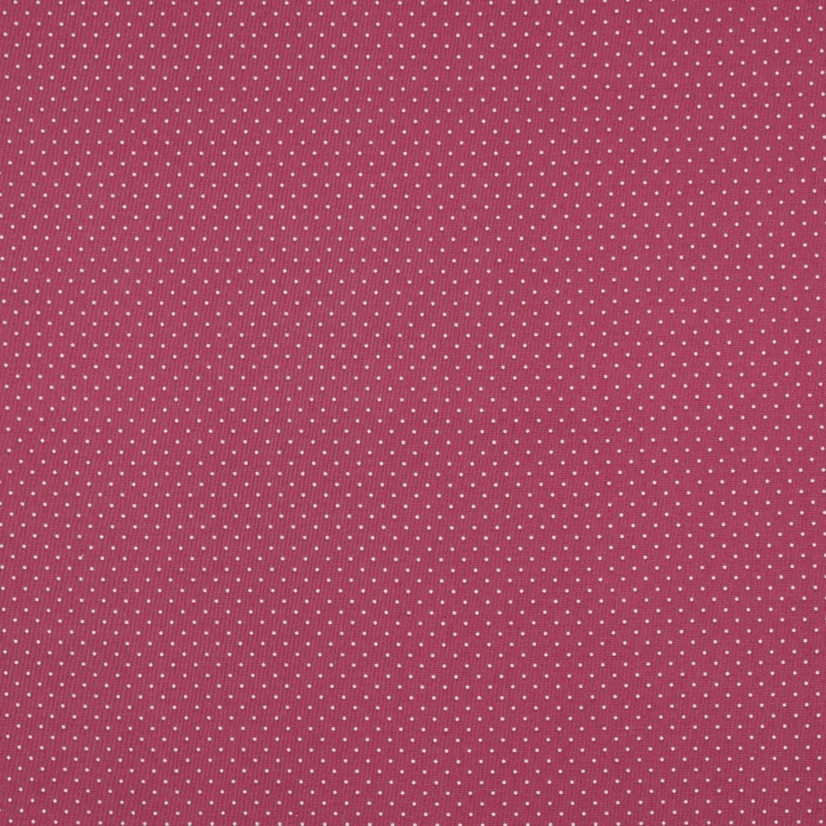 Baumwolle Popeline Minipunkte Mauve Weiß