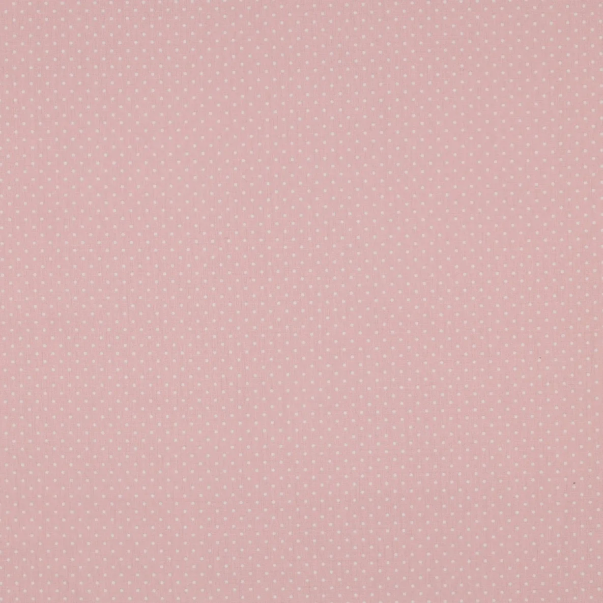 Baumwolle Popeline Minipunkte Rosa Weiß