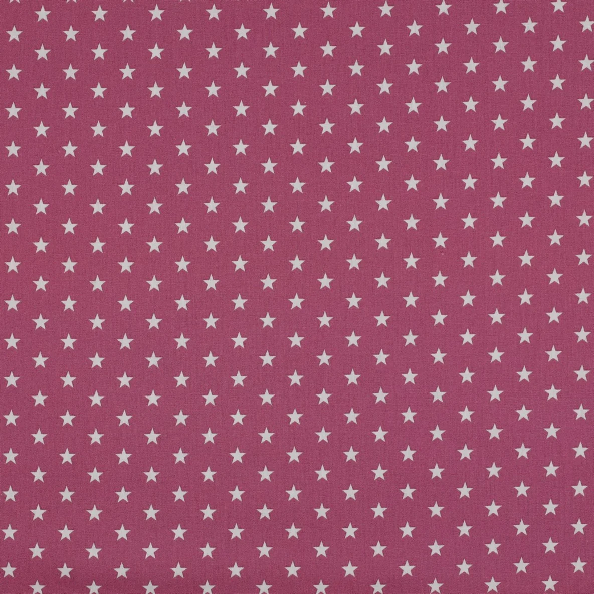 Baumwolle Popeline Sterne Mauve Weiß