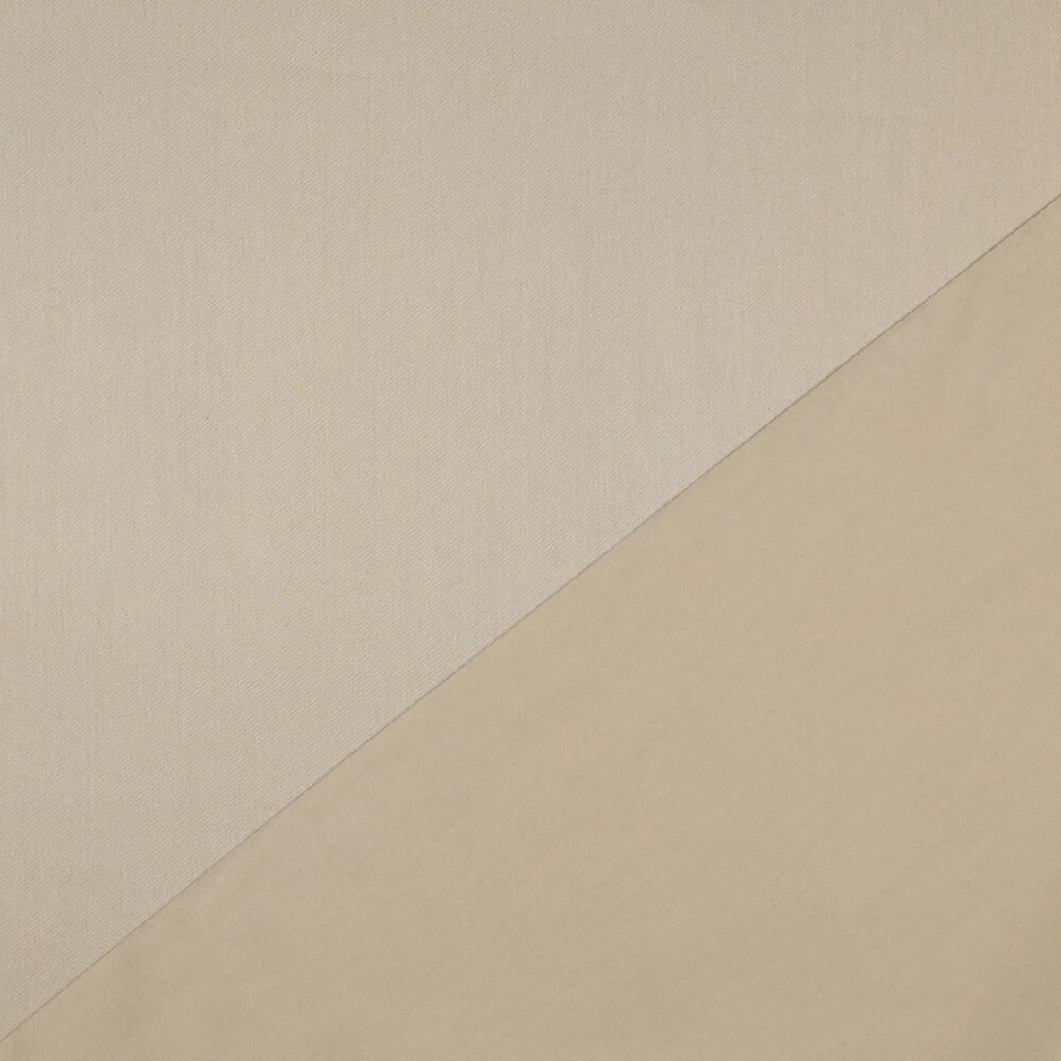 Baumwolle Satin  "Ida" Uni Beige