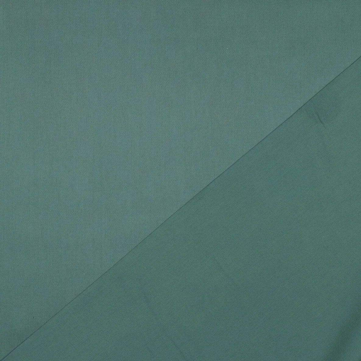 Baumwolle Satin  "Ida" Uni Dunkelgrün
