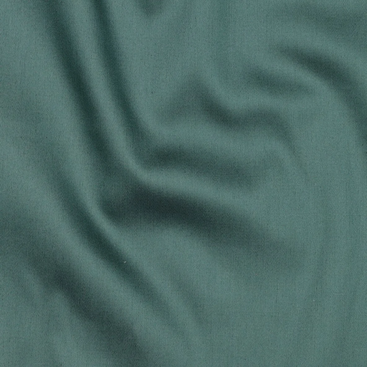 Baumwolle Satin  "Ida" Uni Dunkelgrün