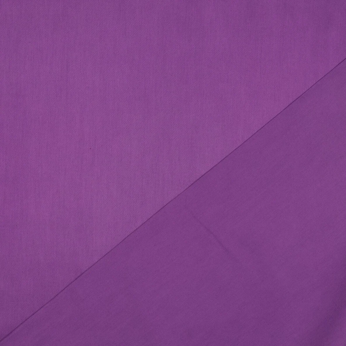 Baumwolle Satin  "Ida" Uni Dunkelviolett