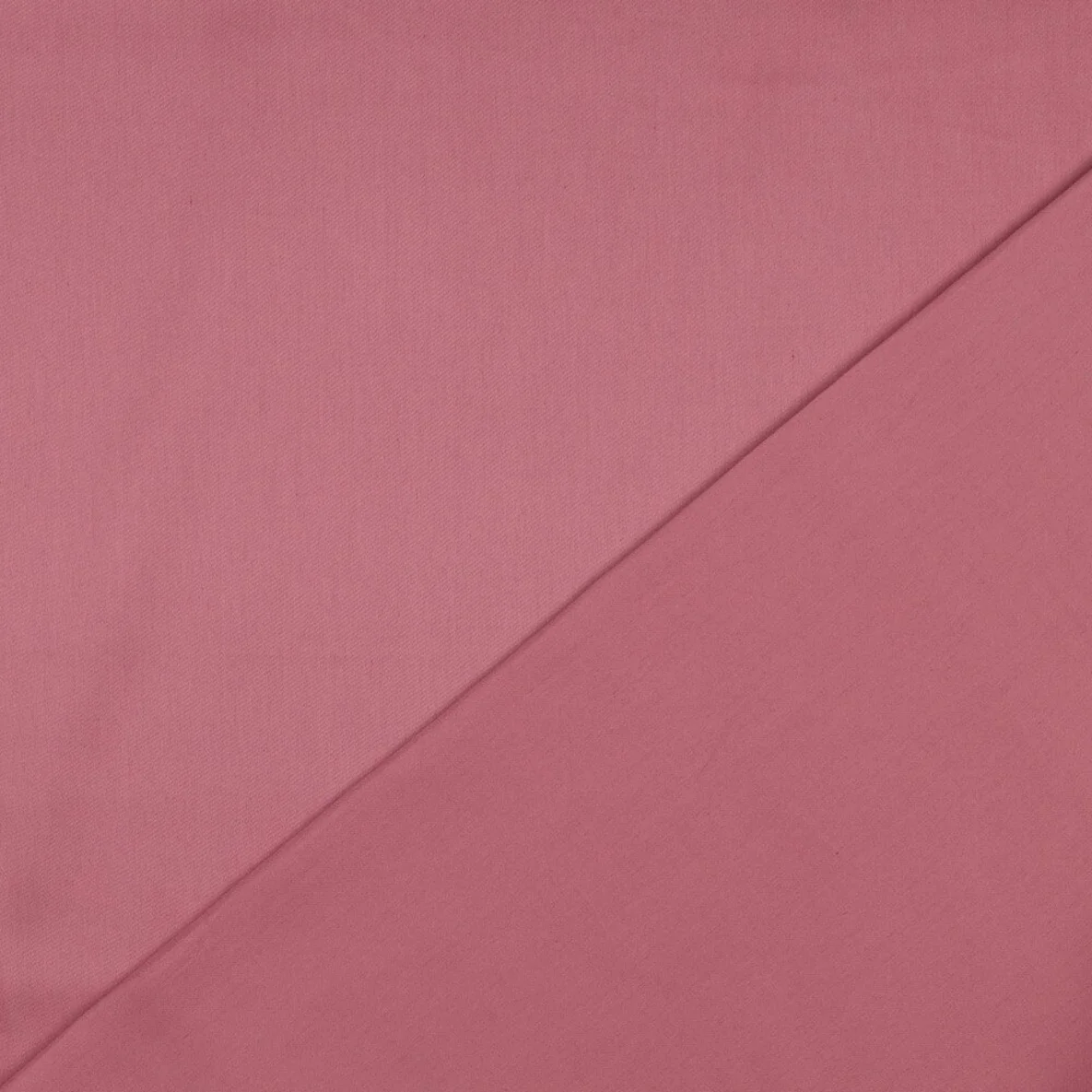 Baumwolle Satin  "Ida" Uni Dunkles Altrosa